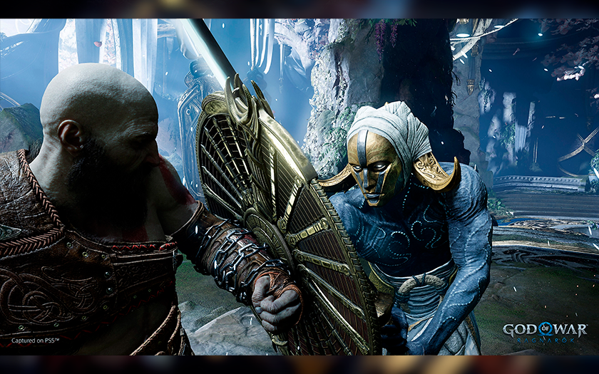 Taille du jeu PlayStation : La taille du jeu God of War : Ragnarok varie aux États-Unis et en Europe. Nécessite au moins 84 Go d'espace-3 Taille du jeu PlayStation : La taille du jeu God of War : Ragnarok varie aux États-Unis et en Europe. Nécessite au moins 84 Go d'espace-3