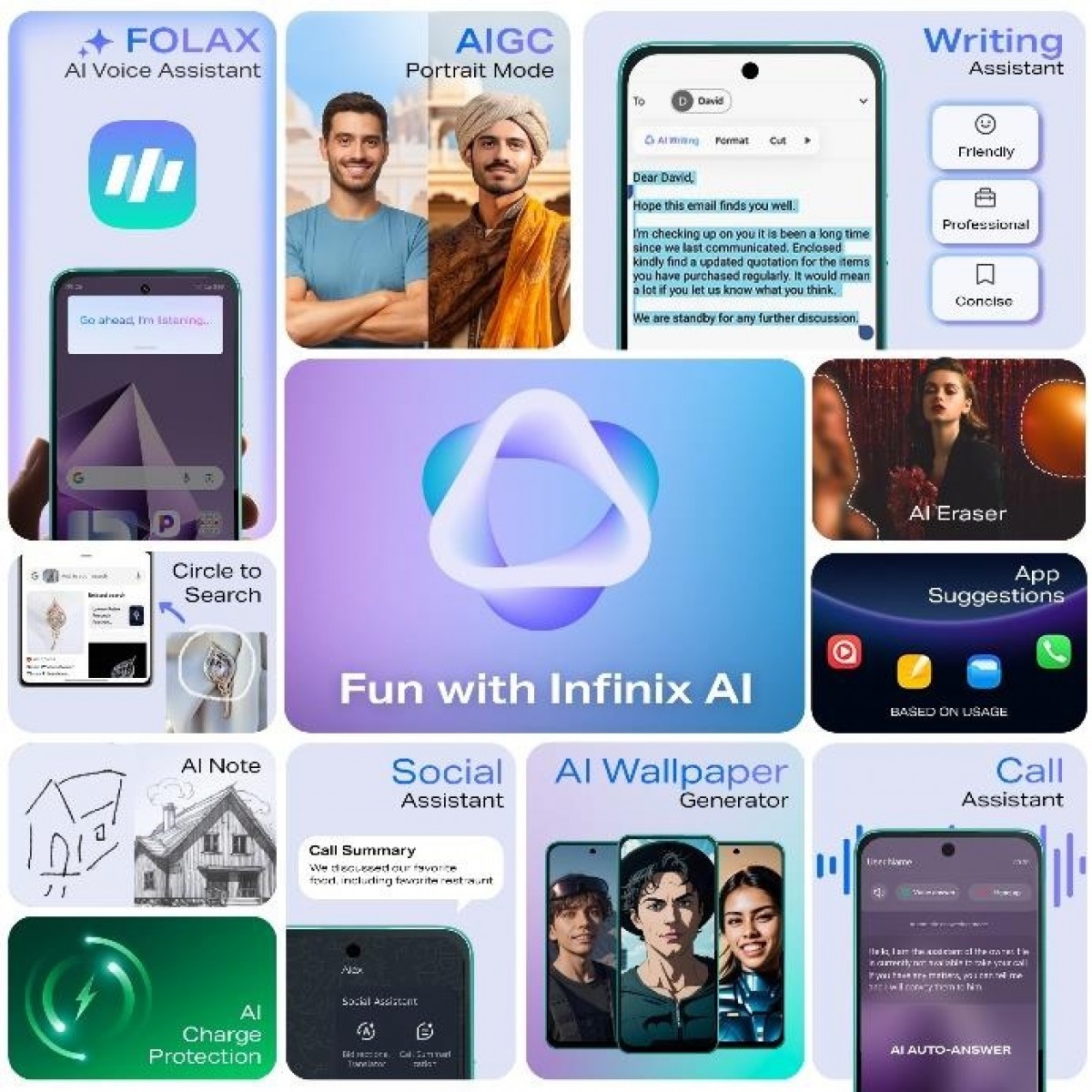 Appareil photo de l'Infinix Note 50x Appareil photo de l'Infinix Note 50x