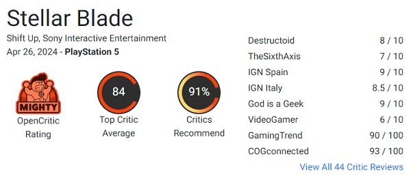 Quand le clivage est plus profond que l'histoire : les experts sont enthousiasmés par le gameplay de Stellar Blade, mais mécontents de la narration du jeu-2 Quand le clivage est plus profond que l'histoire : les experts sont enthousiasmés par le gameplay de Stellar Blade, mais mécontents de la narration du jeu-2