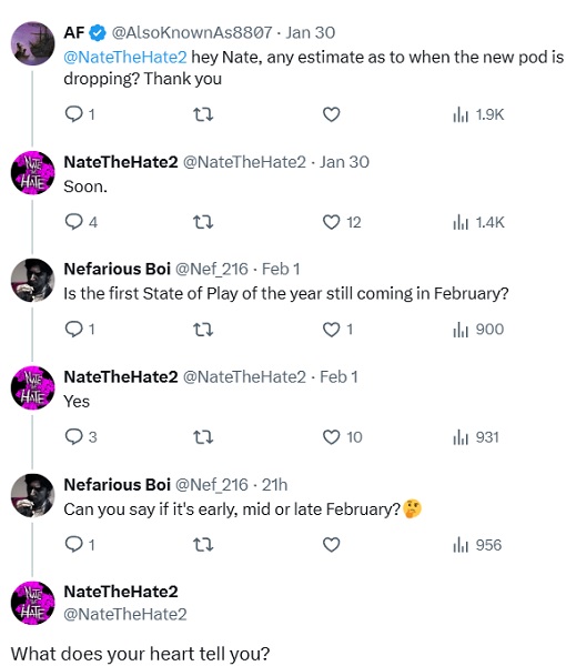 Correspondance de NateTheHate avec un abonné Correspondance de NateTheHate avec un abonné