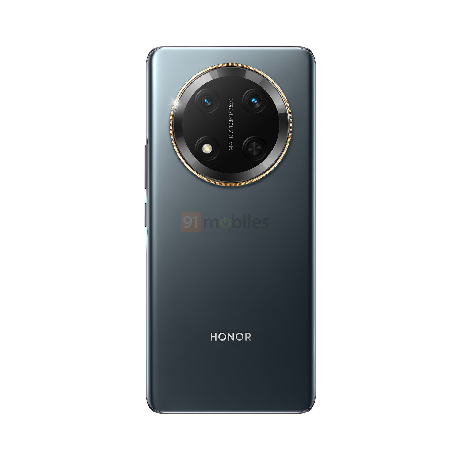 Honor Magic 7 Lite en gris sous un autre angle Honor Magic 7 Lite en gris sous un autre angle