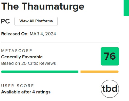 Pas un chef-d'œuvre, mais un excellent RPG : les critiques accueillent favorablement The Thaumaturge-2 Pas un chef-d'œuvre, mais un excellent RPG : les critiques accueillent favorablement The Thaumaturge-2