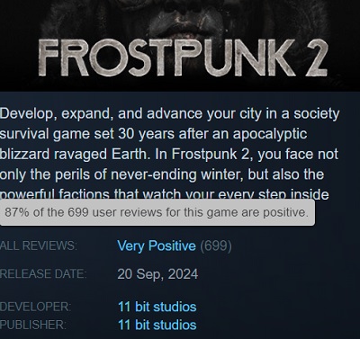 Le jeu de stratégie Frostpunk 2 a été entièrement publié - le jeu très apprécié de 11 bit est disponible pour tout le monde-2 Le jeu de stratégie Frostpunk 2 a été entièrement publié - le jeu très apprécié de 11 bit est disponible pour tout le monde-2