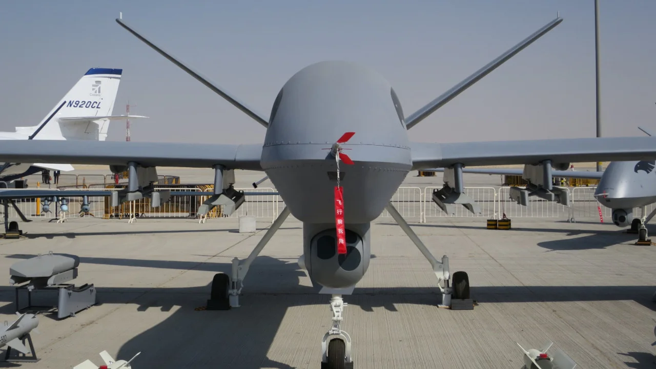 Le drone d'attaque chinois Wing Loong II a pénétré pour la première fois dans la zone d'identification de la défense aérienne de Taïwan. Le drone d'attaque chinois Wing Loong II a pénétré pour la première fois dans la zone d'identification de la défense aérienne de Taïwan.