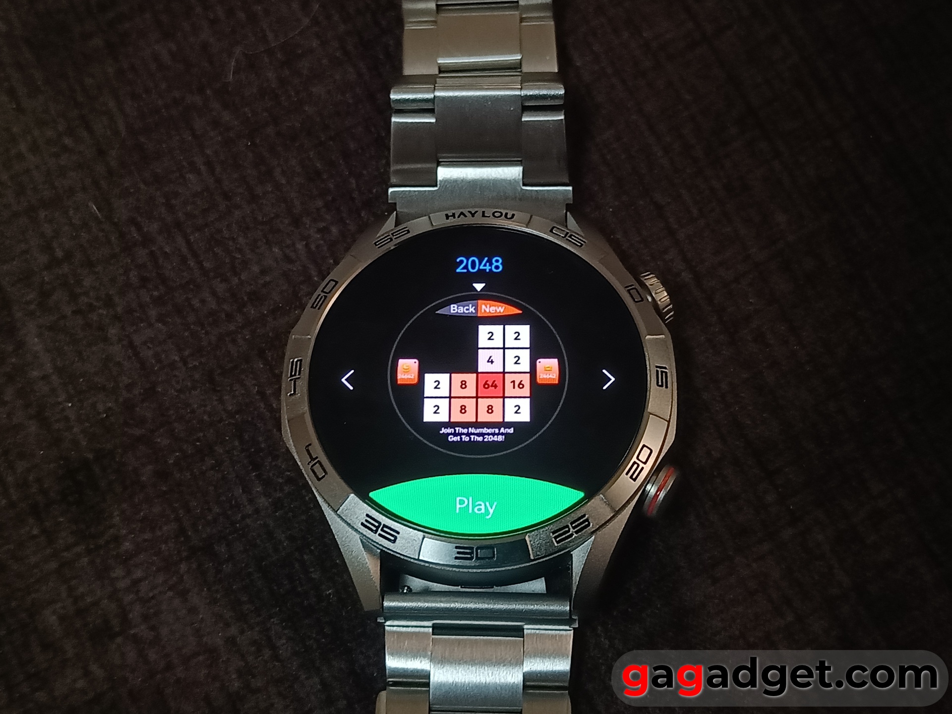 Экран выбора игр на Haylou Solar 5 Экран выбора игр на Haylou Solar 5
