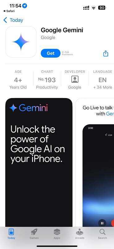 Google a lancé une application autonome de l'assistant d'IA Gemini pour iOS-2 Google a lancé une application autonome de l'assistant d'IA Gemini pour iOS-2