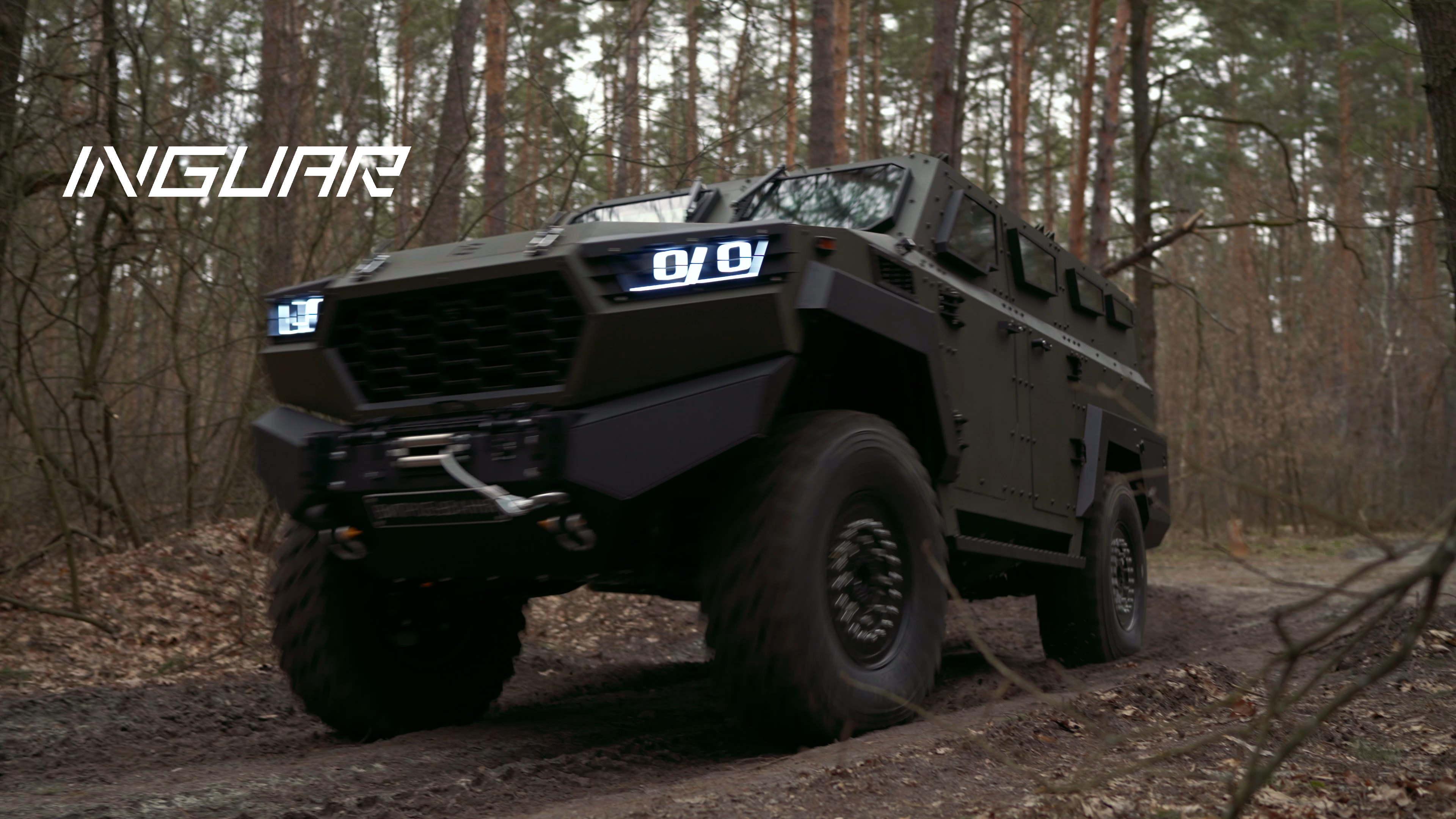 Véhicule blindé Inguar-3 Véhicule blindé Inguar-3 lors d'un essai de combat