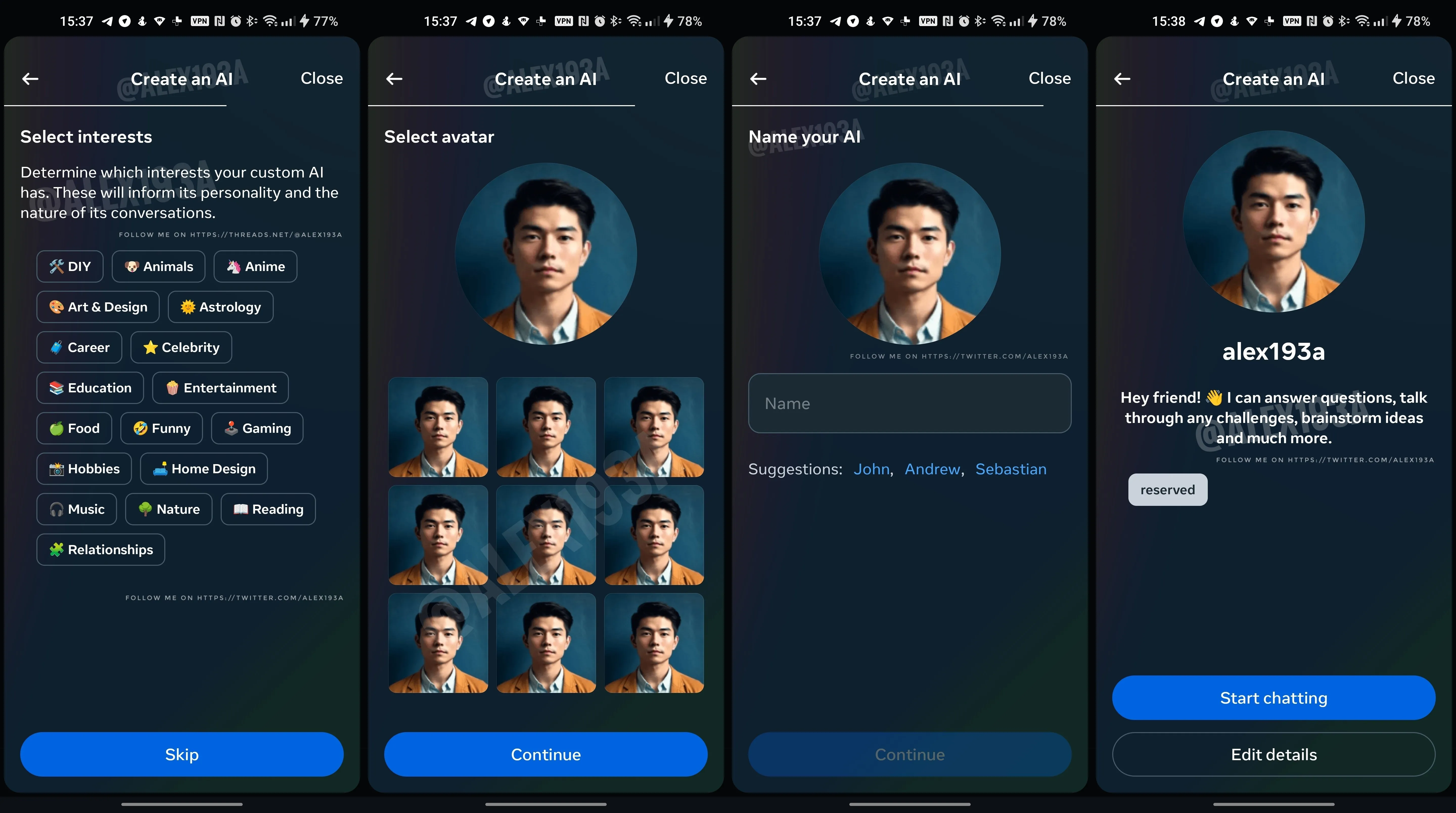 Instagram développe des "amis IA" personnalisables - des chatbots personnalisés pour socialiser.-3 Instagram développe des "amis IA" personnalisables - des chatbots personnalisés pour socialiser.-3