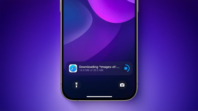 Téléchargement de Safari sur l'écran de verrouillage dans iOS 18.2 Téléchargement de Safari sur l'écran de verrouillage dans iOS 18.2