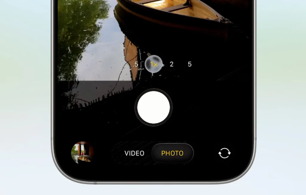 Accès aux modes Photo et Vidéo dans iOS 26 Accès aux modes Photo et Vidéo dans iOS 26