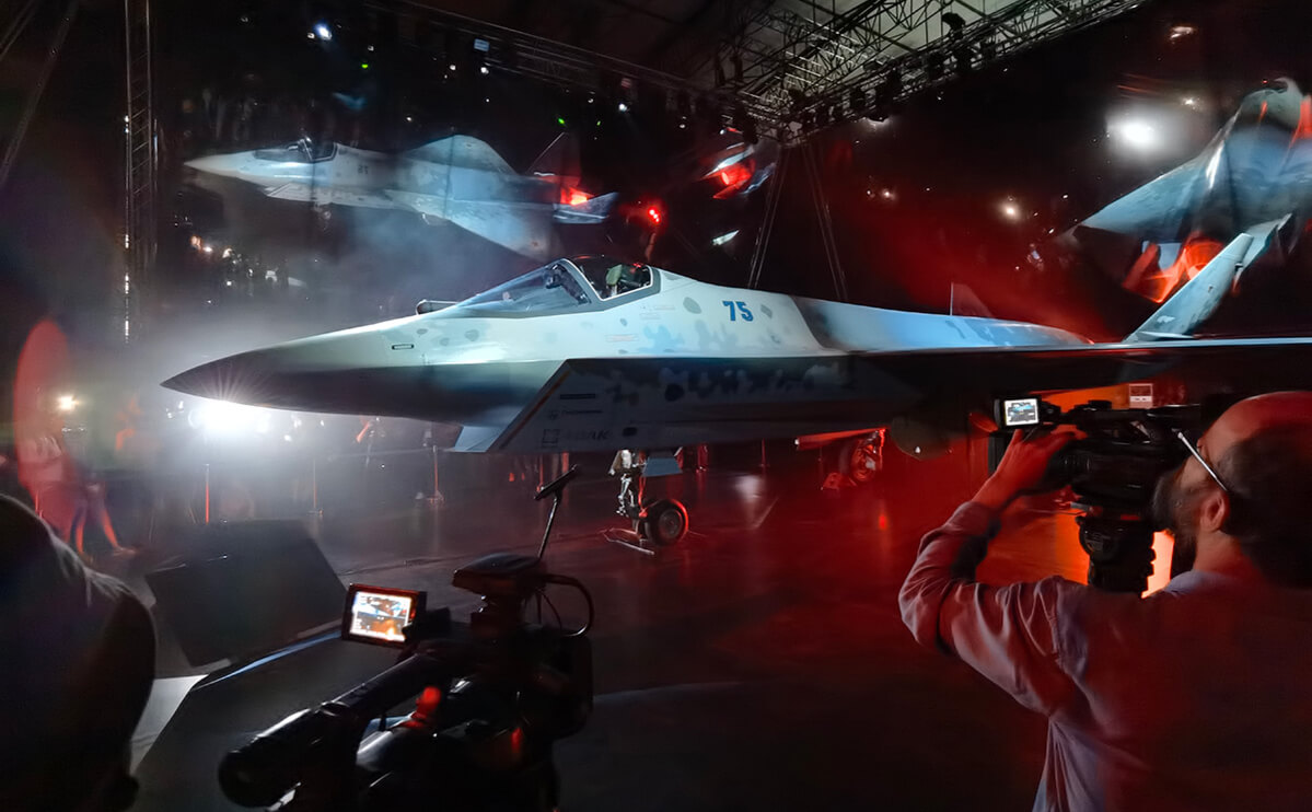 La Russie peut oublier l'exportation des chasseurs de cinquième génération Su-57 et Su-75 pendant 10 ans en raison des sanctions. La Russie peut oublier l'exportation des chasseurs de cinquième génération Su-57 et Su-75 pendant 10 ans en raison des sanctions.