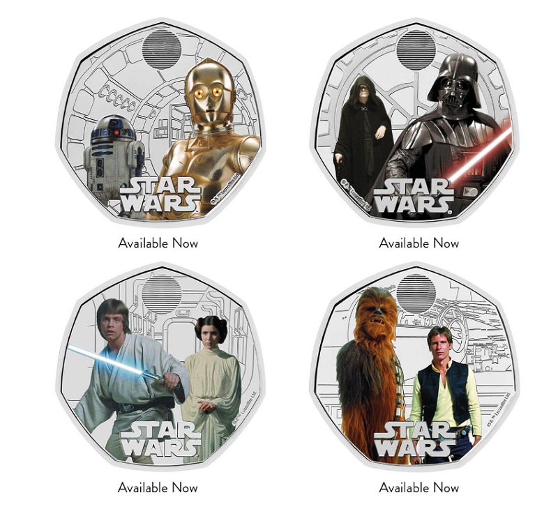 Un cadeau royal pour les fans de Star Wars : la Monnaie britannique a sorti une collection numismatique à l'effigie des personnages de la saga cinématographique emblématique.-2 Un cadeau royal pour les fans de Star Wars : la Monnaie britannique a sorti une collection numismatique à l'effigie des personnages de la saga cinématographique emblématique.-2