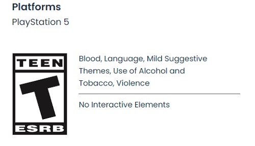 Un peu de sang, des décolletés et une violence modérée : l'agence de notation ESRB a évalué Final Fantasy 7 : Rebirth et lui a attribué la note "T" (13+).-2 Un peu de sang, des décolletés et une violence modérée : l'agence de notation ESRB a évalué Final Fantasy 7 : Rebirth et lui a attribué la note "T" (13+).-2