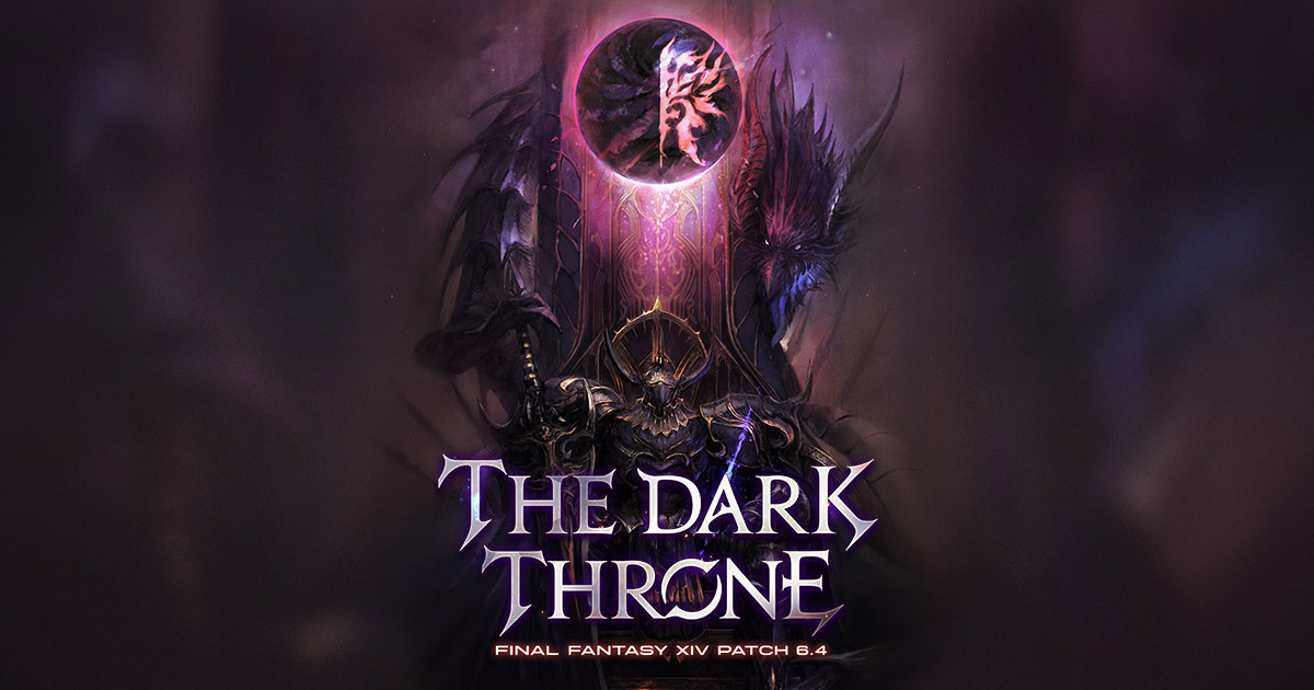 L'histoire principale de Final Fantasy XIV se poursuivra le 23 mai avec la sortie de la mise à jour majeure Le Trône des Ténèbres. L'histoire principale de Final Fantasy XIV se poursuivra le 23 mai avec la sortie de la mise à jour majeure Le Trône des Ténèbres.