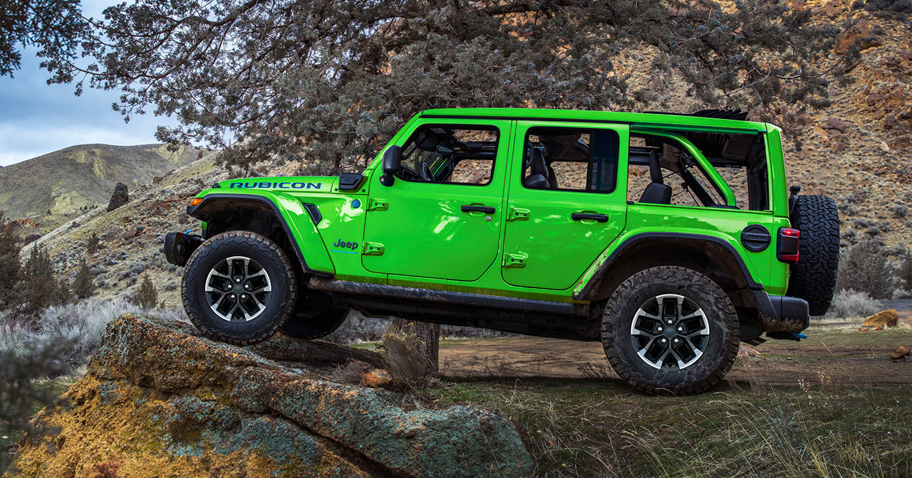 Jeep Wrangler en vert Mojito Jeep Wrangler en vert Mojito