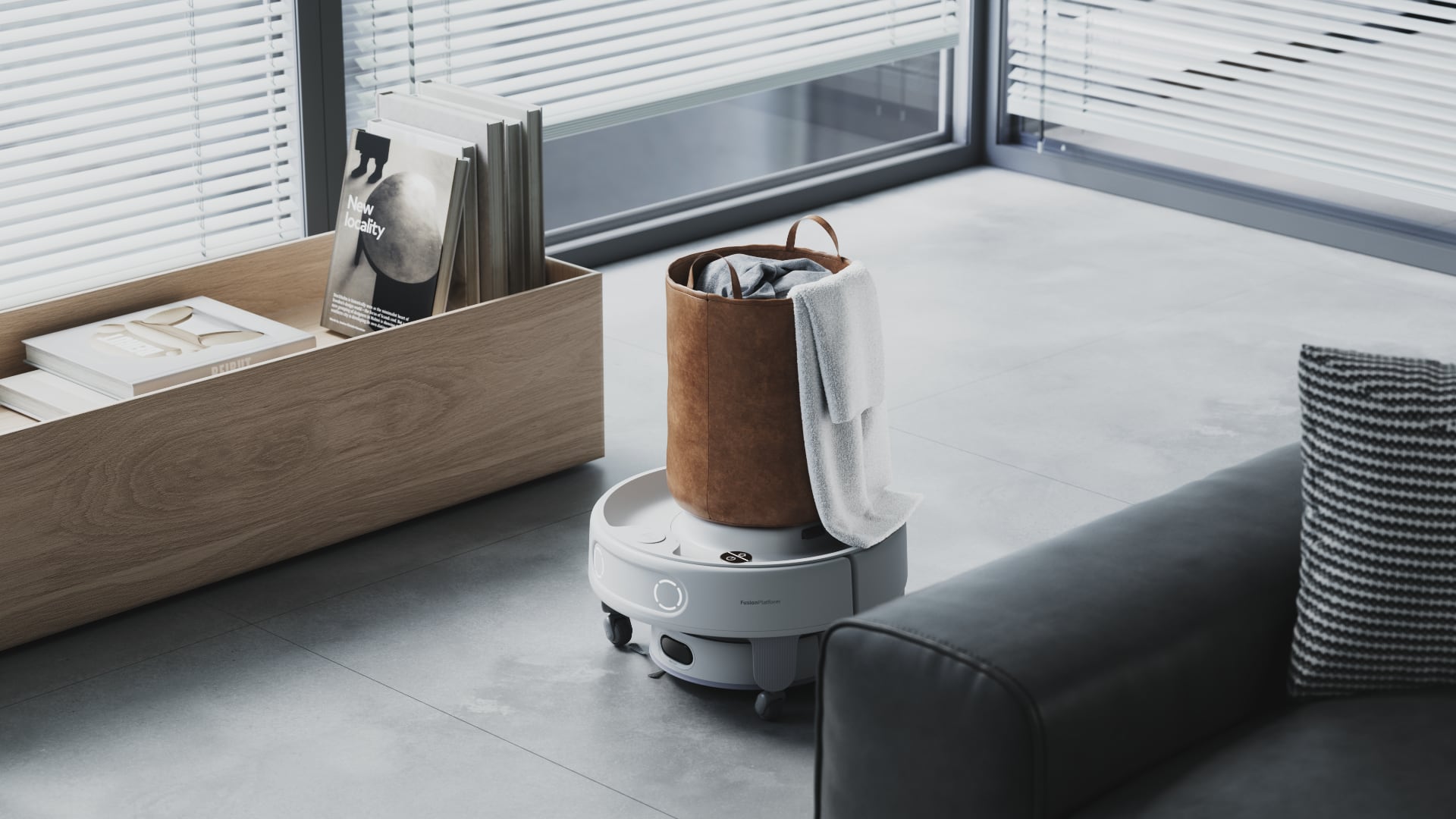 Livraison avec le SwitchBot K20+ Pro. Illustration : SwitchBot