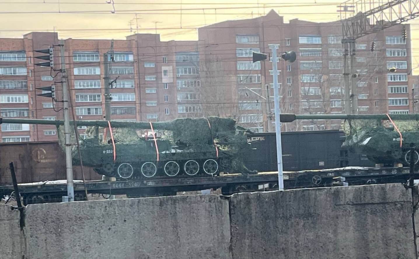 Première photo du M1989 Koksan nord-coréen en Russie
