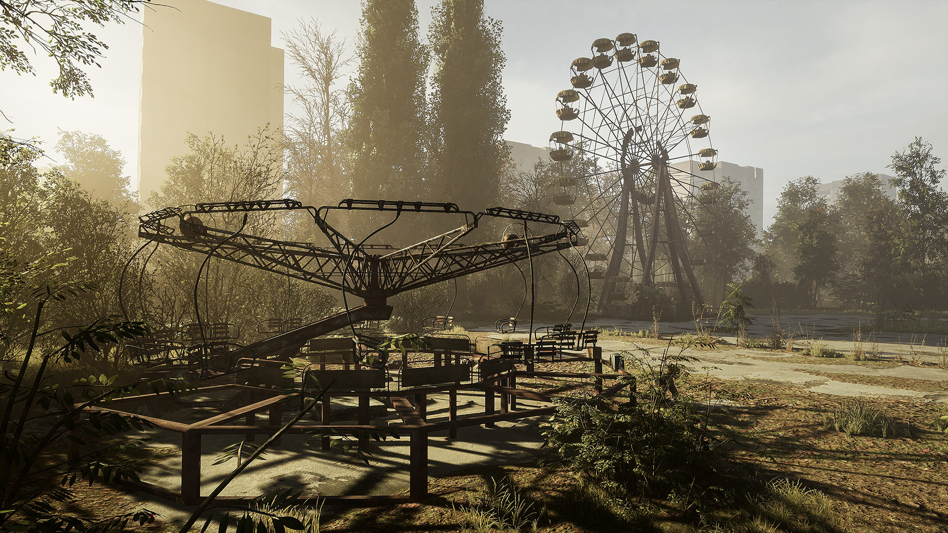 Une scène du jeu Chernobylite Une scène du jeu Chernobylite