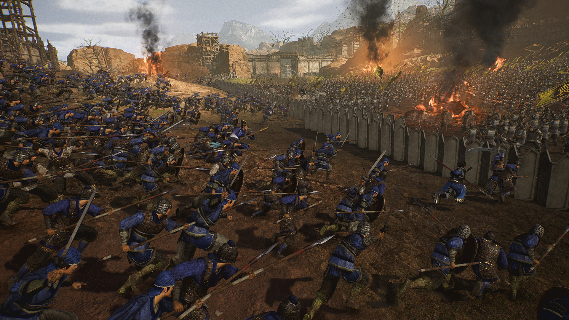 La bataille dans DYNASTY WARRIORS : ORIGINES La bataille dans DYNASTY WARRIORS : ORIGINES