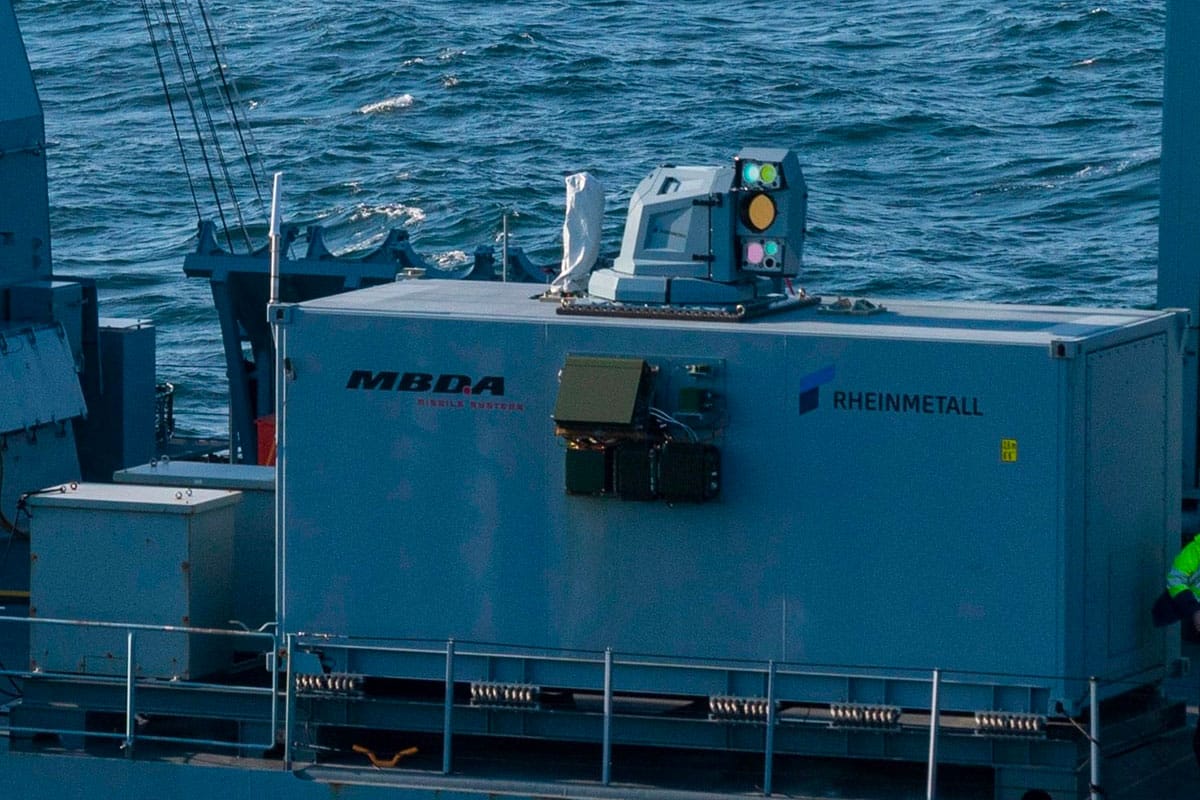 Démonstrateurs du système laser naval allemand