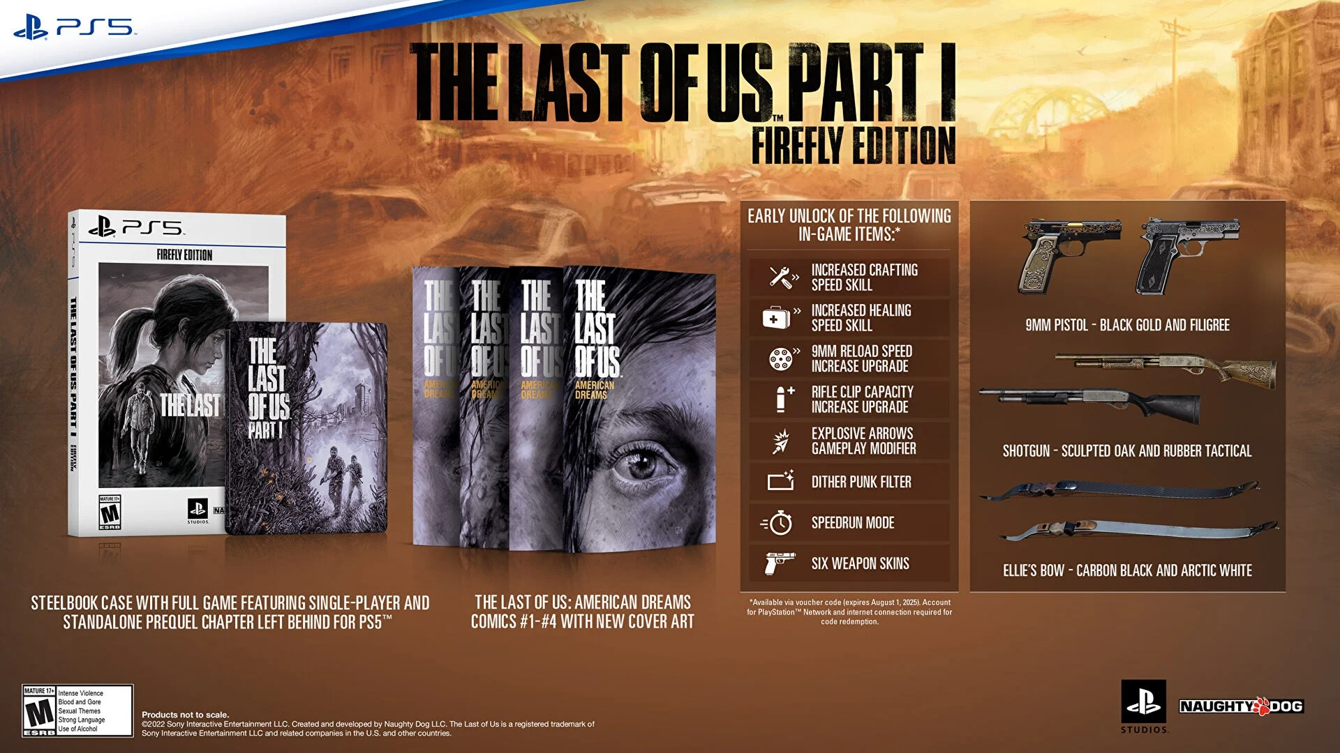 Sony a ouvert les précommandes pour The Last of Us Part I Firefly Edition en Europe. L'édition apparaîtra en janvier 2023-2 Sony a ouvert les précommandes pour The Last of Us Part I Firefly Edition en Europe. L'édition apparaîtra en janvier 2023-2