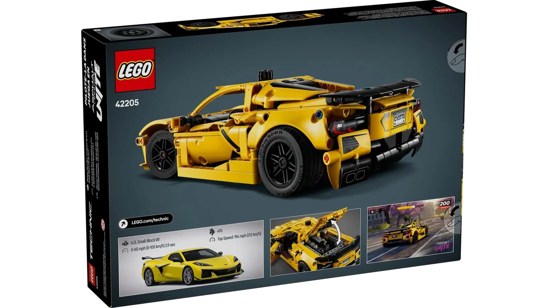 Modèle complet Lego Technic Corvette Stingray C8 Modèle complet Lego Technic Corvette Stingray C8