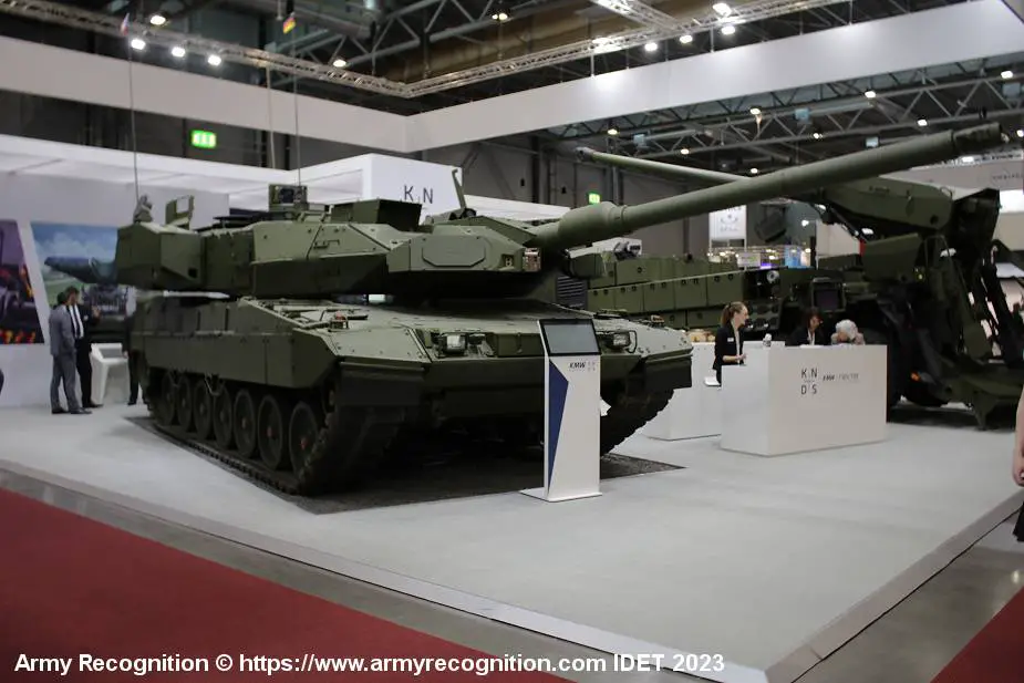 Leopard 2A8. Illustration : Reconnaissance de l'armée Chars Leopard 2A8 - véhicules de combat modernes