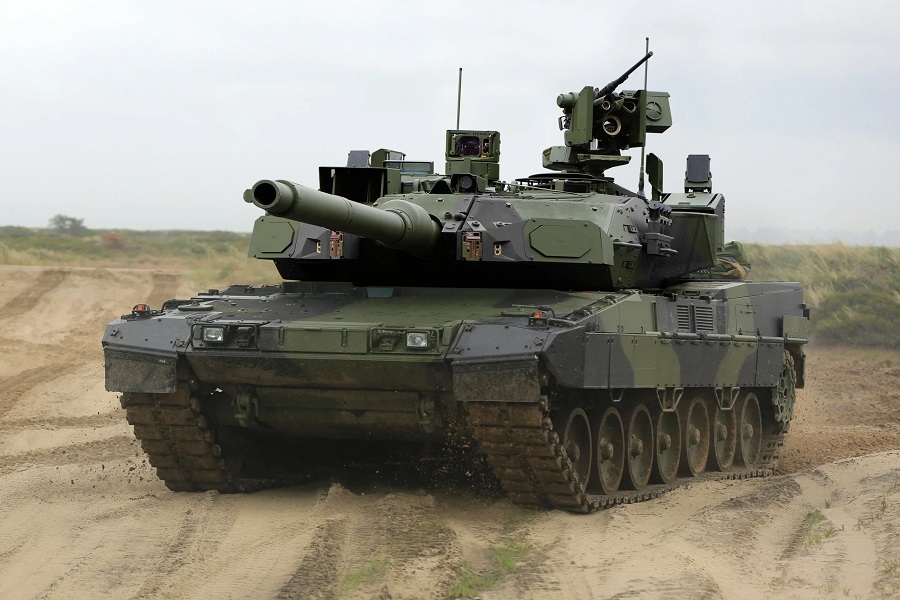 Léopard 2. Illustration : KNDS Illustration du char Leopard 2 par KNDS
