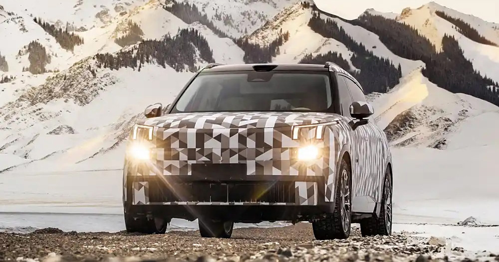 Lynk Co L946 en test hivernal Lynk Co L946 en test hivernal