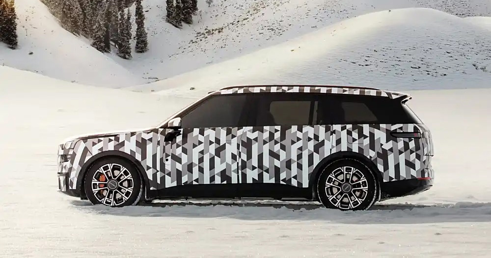 Lynk Co L946 en test hivernal Lynk Co L946 en test hivernal
