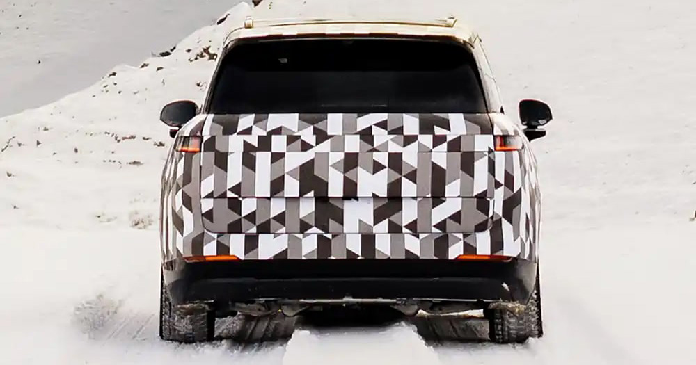 Lynk Co L946 en test hivernal Lynk Co L946 en test hivernal