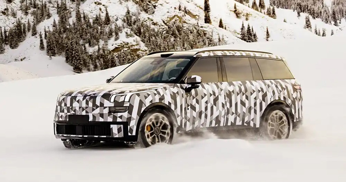 Lynk Co L946 en test hivernal Lynk Co L946 en test hivernal