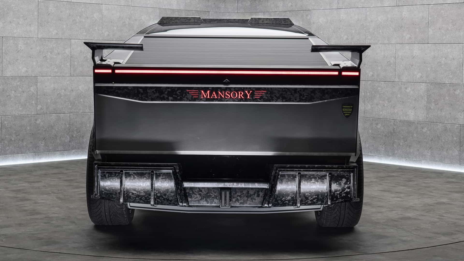 Mansory Elongation Tesla Cybertruck Close-up Mansory Elongation Tesla Cybertruck Close-up