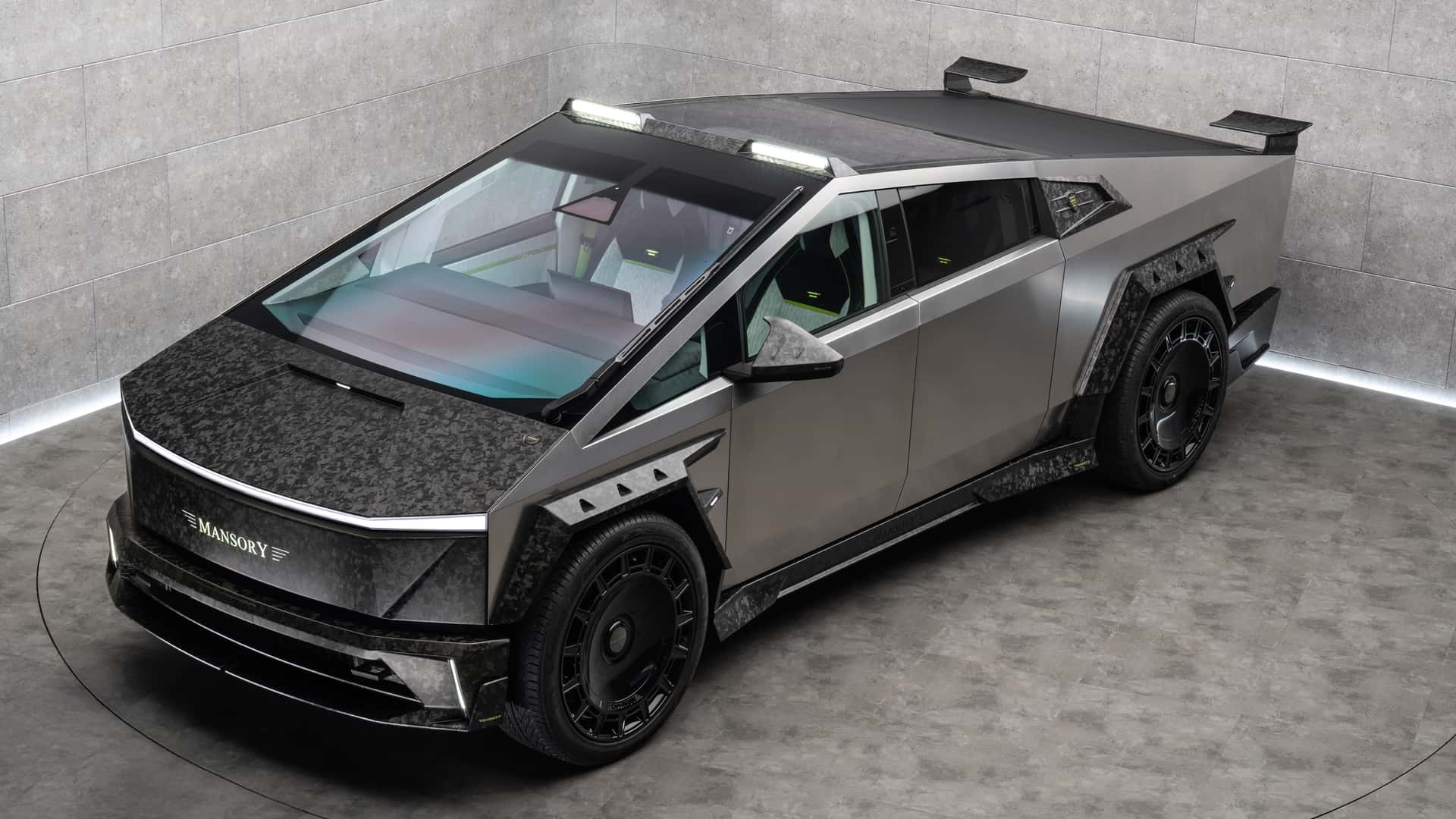 Mansory Elongation Tesla Cybertruck Interior Mansory Elongation Tesla Cybertruck Interior