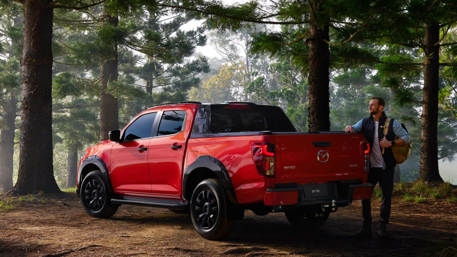 Vue avant du Mazda BT-50 actualisé Vue avant du Mazda BT-50 actualisé
