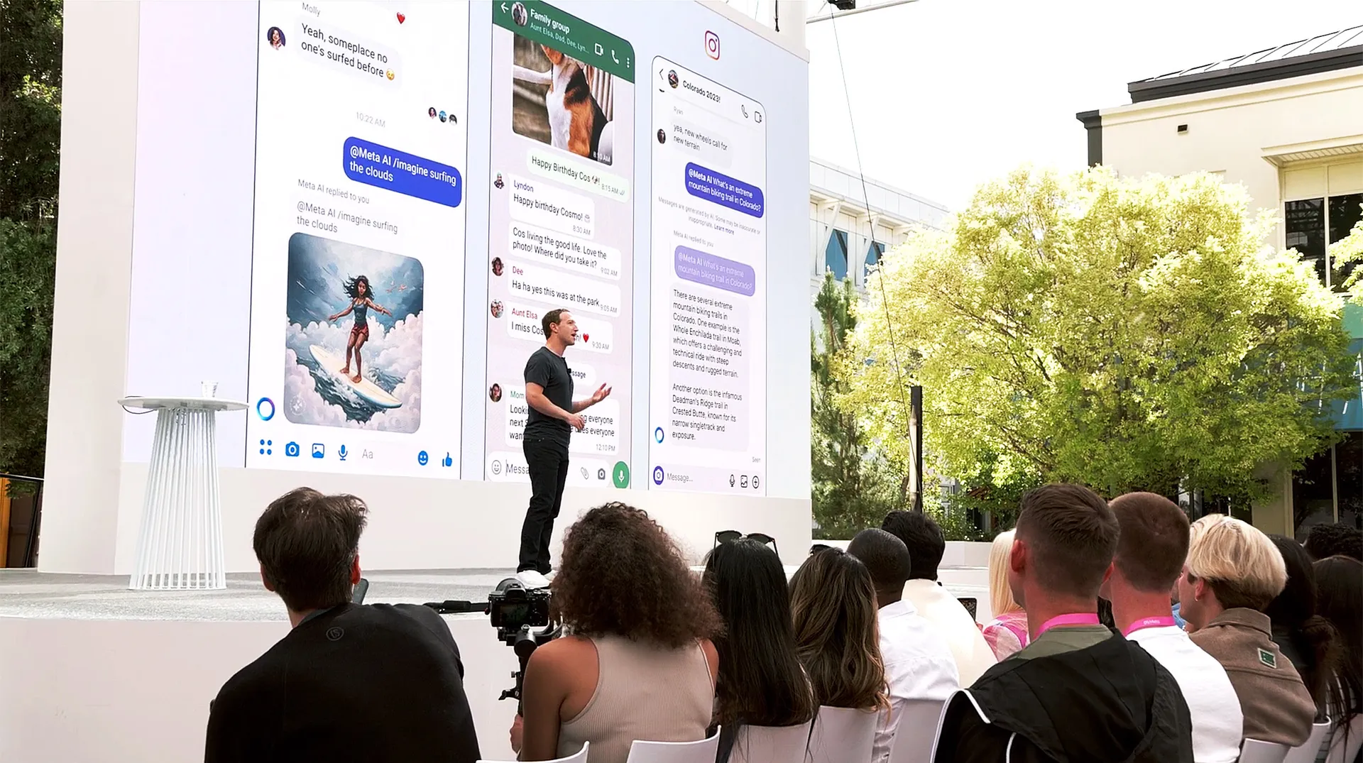 Meta a dévoilé des chatbots dotés d'une "personnalité" basée sur l'intelligence artificielle pour Messenger Meta a dévoilé des chatbots dotés d'une "personnalité" basée sur l'intelligence artificielle pour Messenger