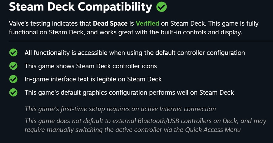 Le cauchemar d'Ishimura entre vos mains : le remake de Dead Space est désormais entièrement adapté à la console de poche Steam Deck-2 Le cauchemar d'Ishimura entre vos mains : le remake de Dead Space est désormais entièrement adapté à la console de poche Steam Deck-2