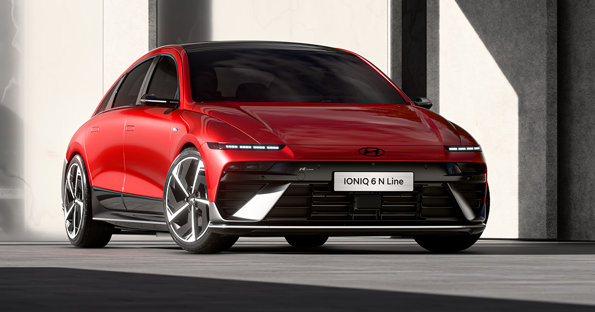 Hyundai Ioniq 6 N Line rouge Hyundai Ioniq 6 N Line rouge