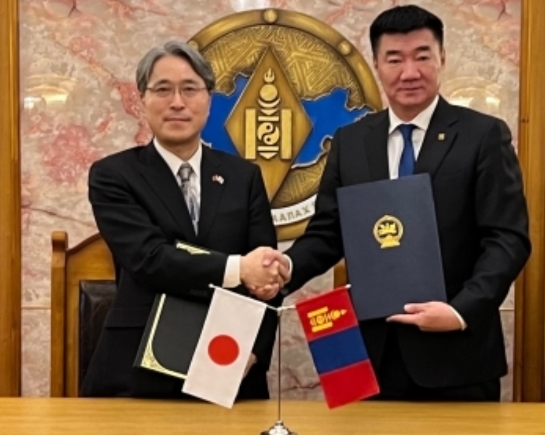 Signature d'un accord entre le Japon et la Mongolie