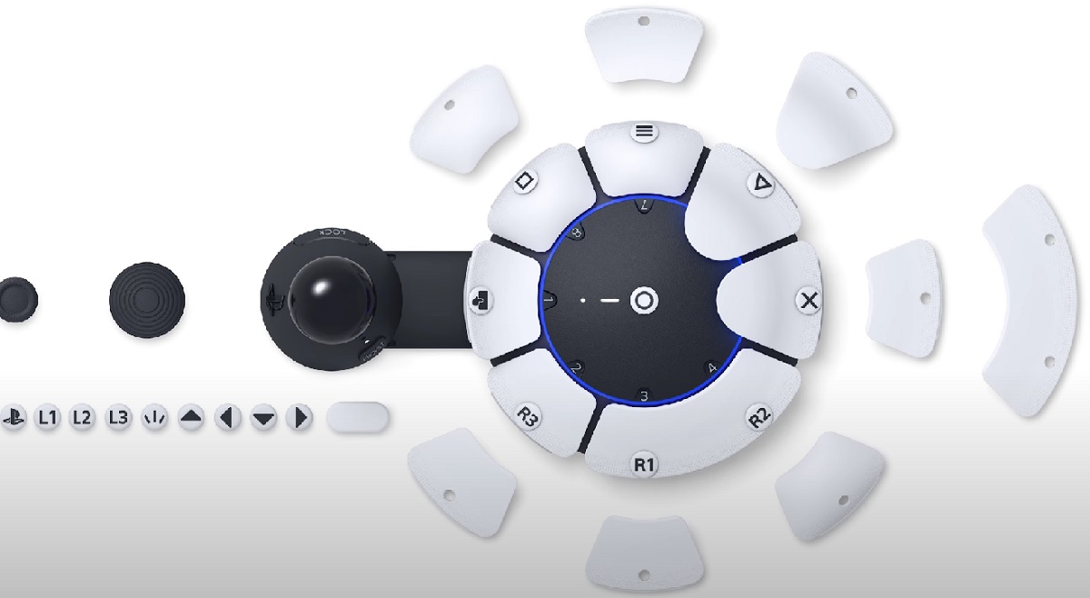 Sony a révélé les détails d'une manette Access innovante qui permettra aux joueurs handicapés d'utiliser la console PlayStation 5 en toute transparence. Sony a révélé les détails d'une manette Access innovante qui permettra aux joueurs handicapés d'utiliser la console PlayStation 5 en toute transparence.