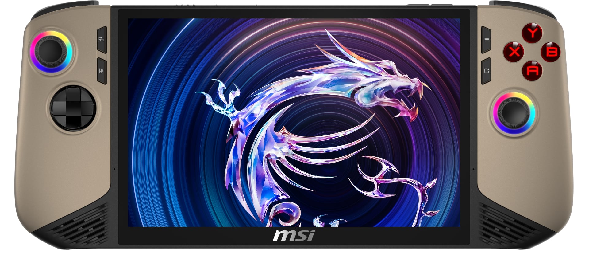 Extérieur du MSI Claw 8 AI+ Extérieur du MSI Claw 8 AI+