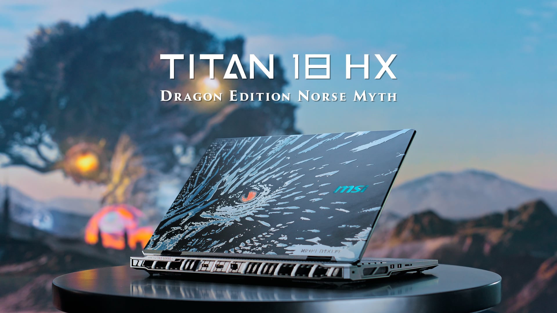 Ordinateur portable Titan 18HX. Illustration : MSI