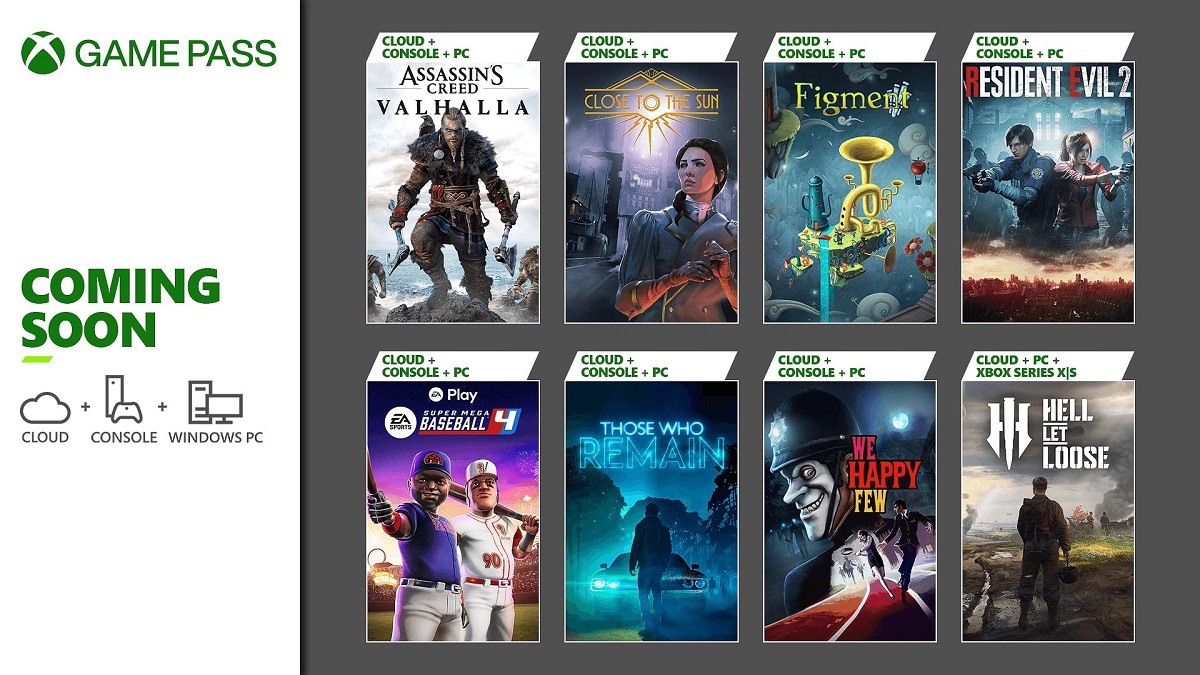 Assassin's Creed Valhalla, le remake de Resident Evil 2 et six autres jeux seront ajoutés au catalogue du Xbox Game Pass en janvier. Assassin's Creed Valhalla, le remake de Resident Evil 2 et six autres jeux seront ajoutés au catalogue du Xbox Game Pass en janvier.