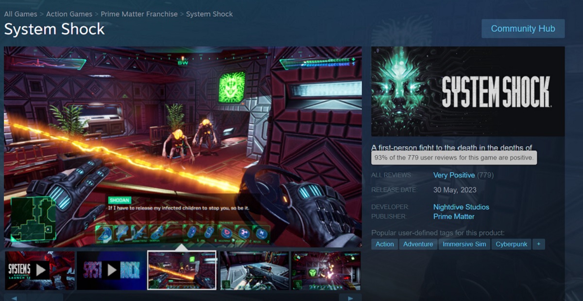 Les joueurs sont enthousiastes à propos du remake de System Shock ! Le jeu reçoit les meilleures critiques sur Steam.-2 Les joueurs sont enthousiastes à propos du remake de System Shock ! Le jeu reçoit les meilleures critiques sur Steam.-2