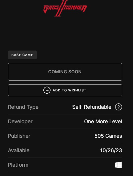 La boutique Epic Games a révélé la date de sortie de Ghostrunner 2, le jeu cyberpunk très attendu.-2 La boutique Epic Games a révélé la date de sortie de Ghostrunner 2, le jeu cyberpunk très attendu.-2