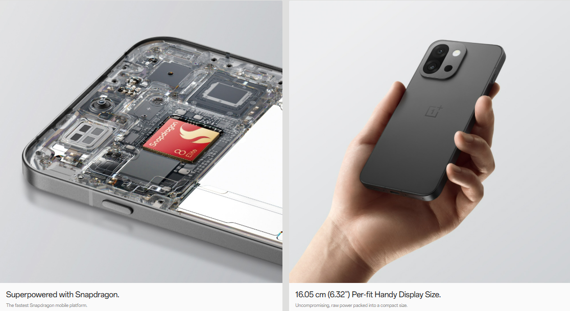 Écran et chipset de la version internationale du smartphone OnePlus 13s