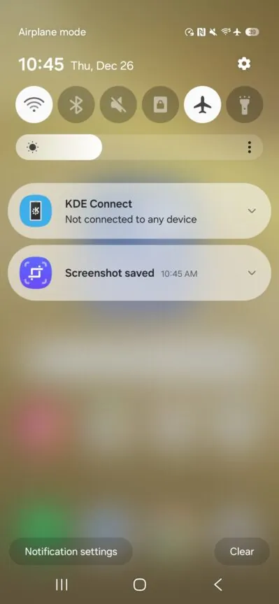 Pas de notification en arrière-plan dans One UI 7.0 Pas de notification en arrière-plan dans One UI 7.0