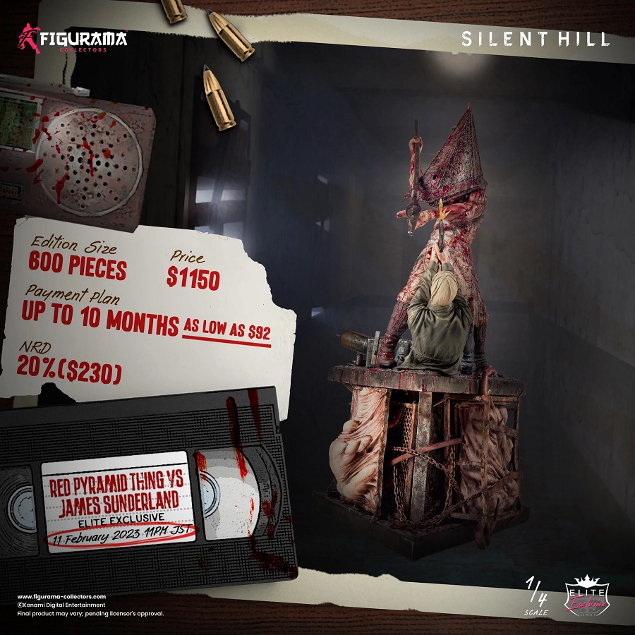 Fans de Silent Hill 2 : Seuls 600 fans chanceux pourront posséder un objet de collection géant à l'effigie du protagoniste du jeu et de Pyramid Head.-5 Fans de Silent Hill 2 : Seuls 600 fans chanceux pourront posséder un objet de collection géant à l'effigie du protagoniste du jeu et de Pyramid Head.-5