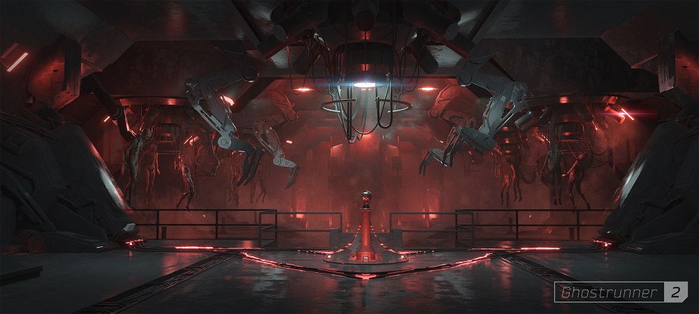 Le style cyberpunk sombre et séduisant du premier concept art de Ghostrunner 2-7 Le style cyberpunk sombre et séduisant du premier concept art de Ghostrunner 2-7