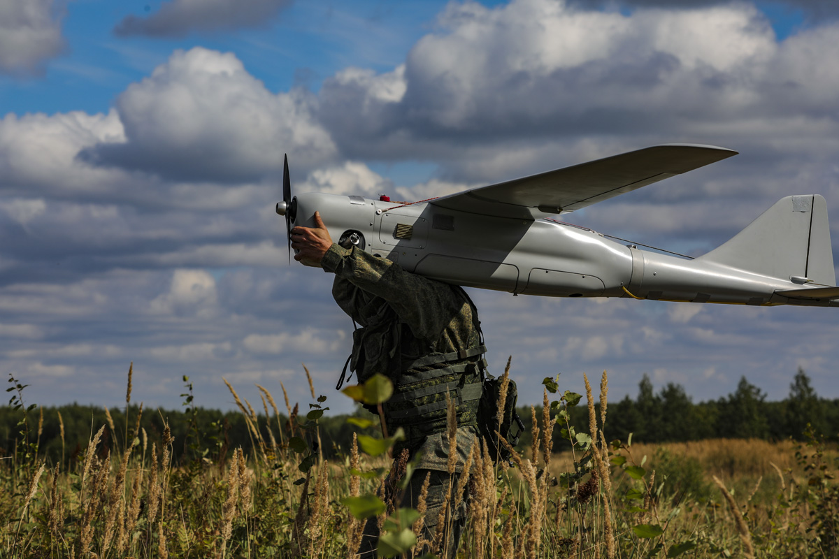 Le drone Orlan-10. Illustration : Wikipédia UAV Orlan-10